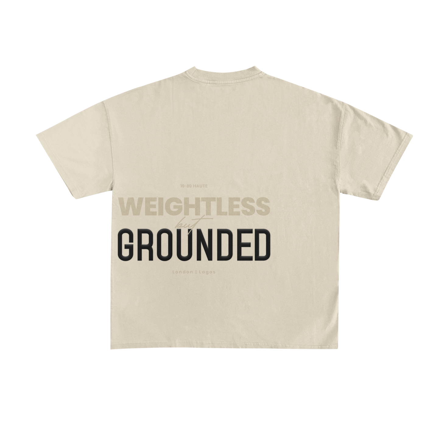 Grounded Tee – Bone