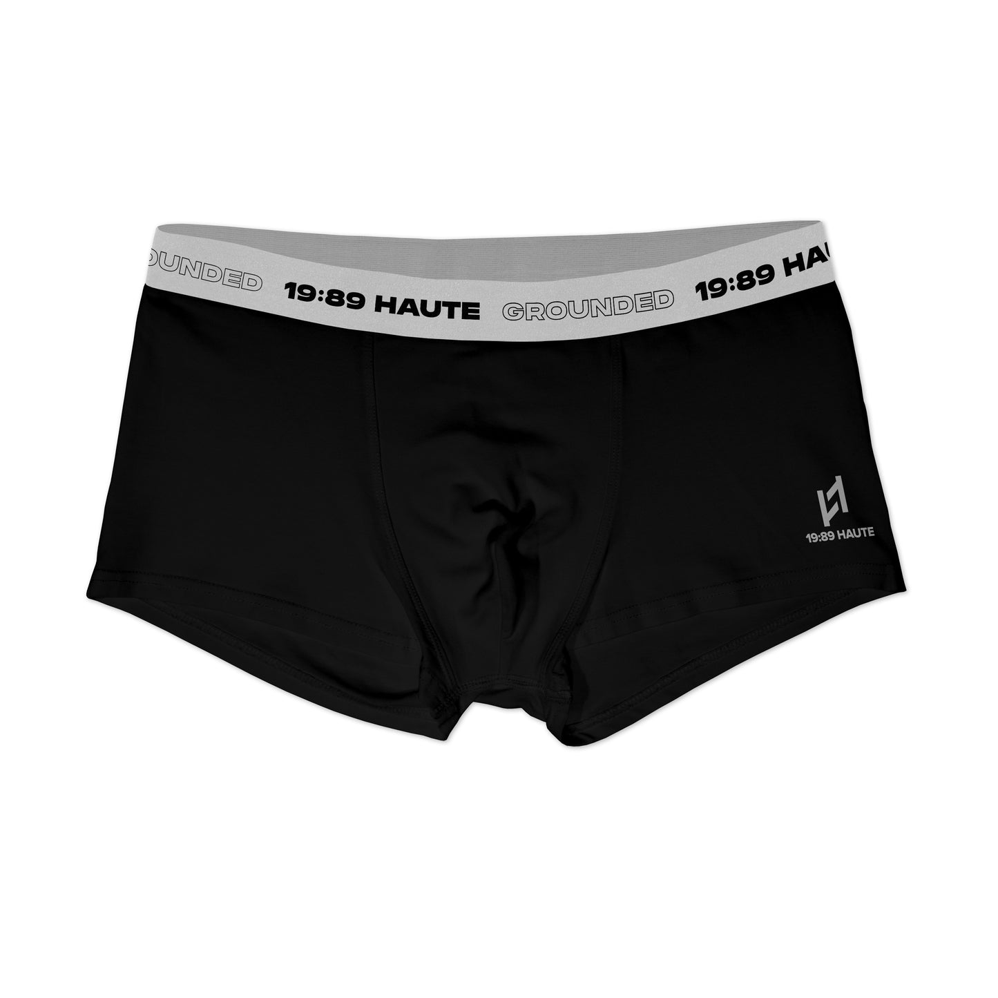 Black Trunks – Grey Waistband