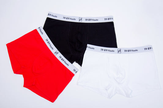 Premium Black Modal Boxer Briefs by 19-89 Haute