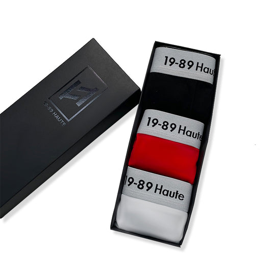 Premium Black Boxer Briefs by 19-89 Haute